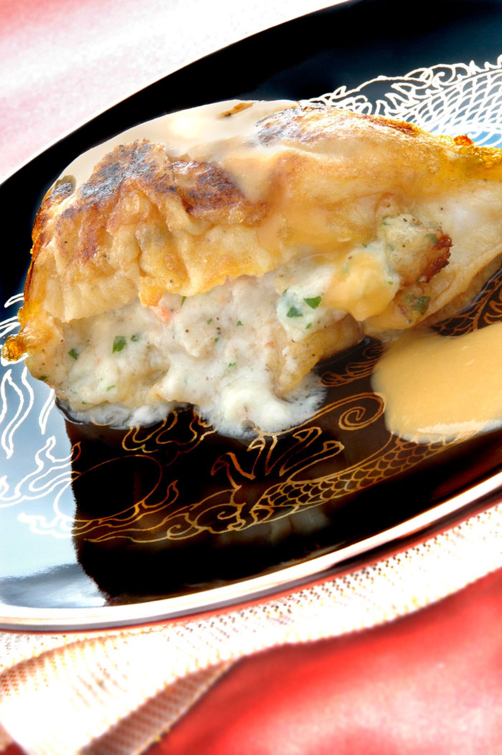 Medallones de rape rellenos