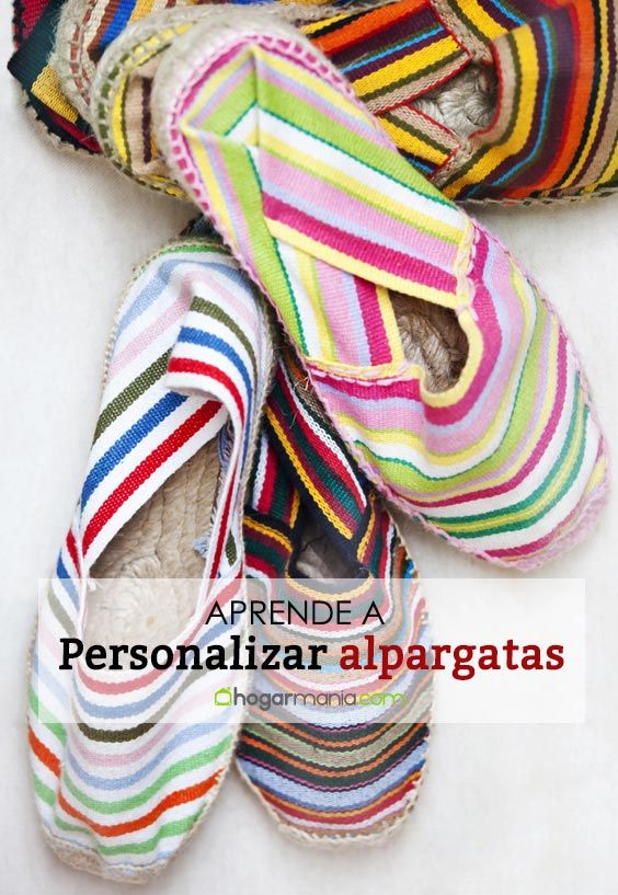 aprende a personalizar alpargatas