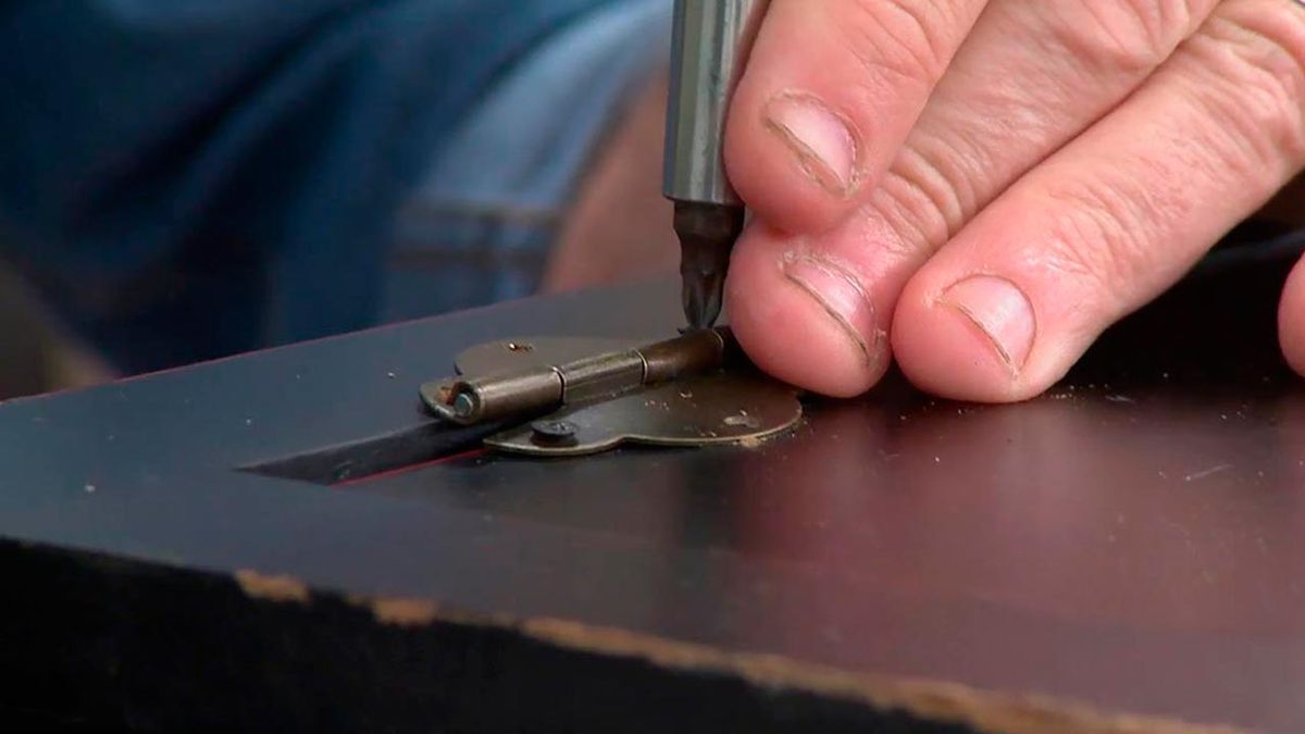 Como reciclar y decorar un sinfonier paso 1