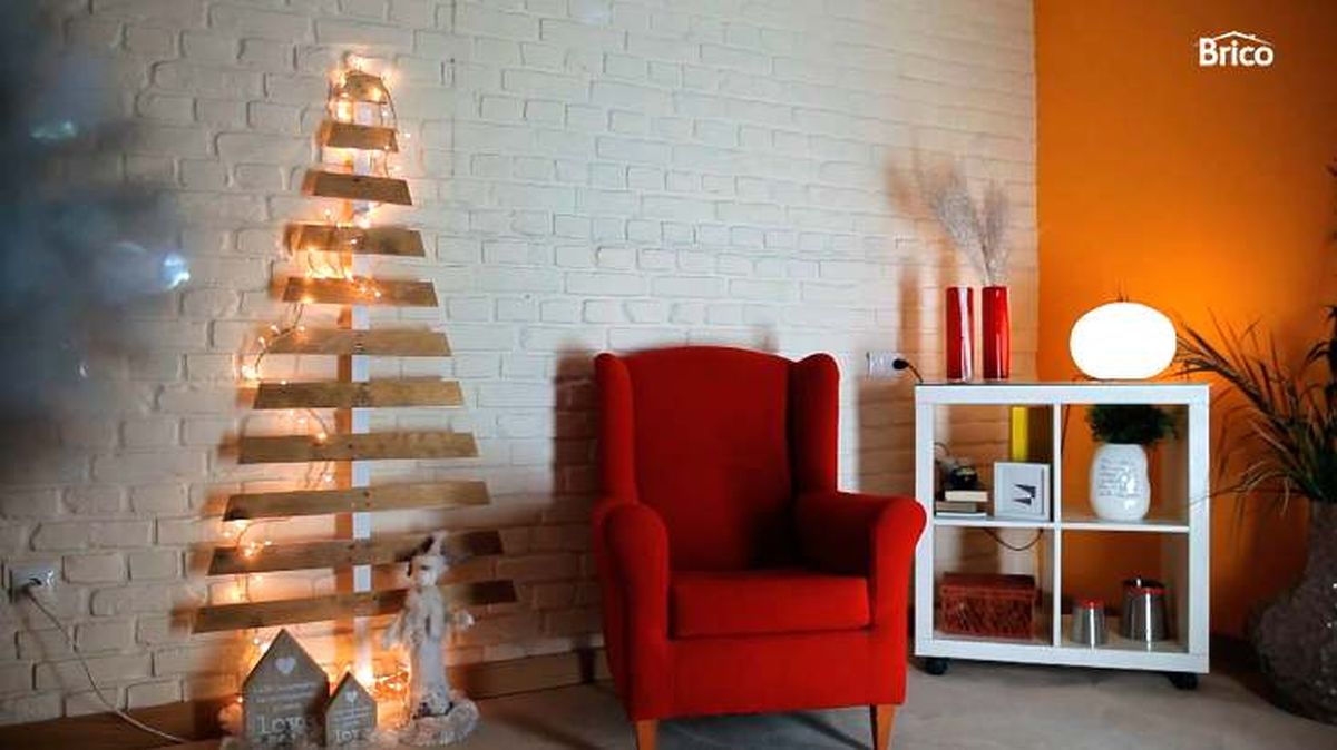 Brico 931 como hacer un arbol de navidad con palets 3