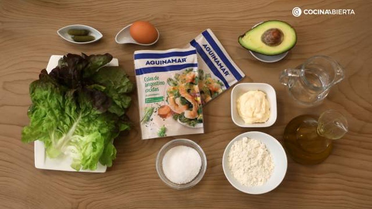 Aguinaga langostinos tempura ingredientes
