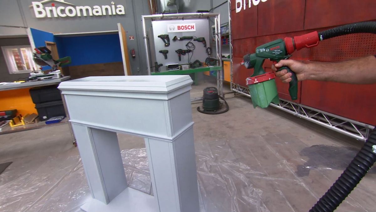 Cómo hacer una chimenea decorativa paso 10