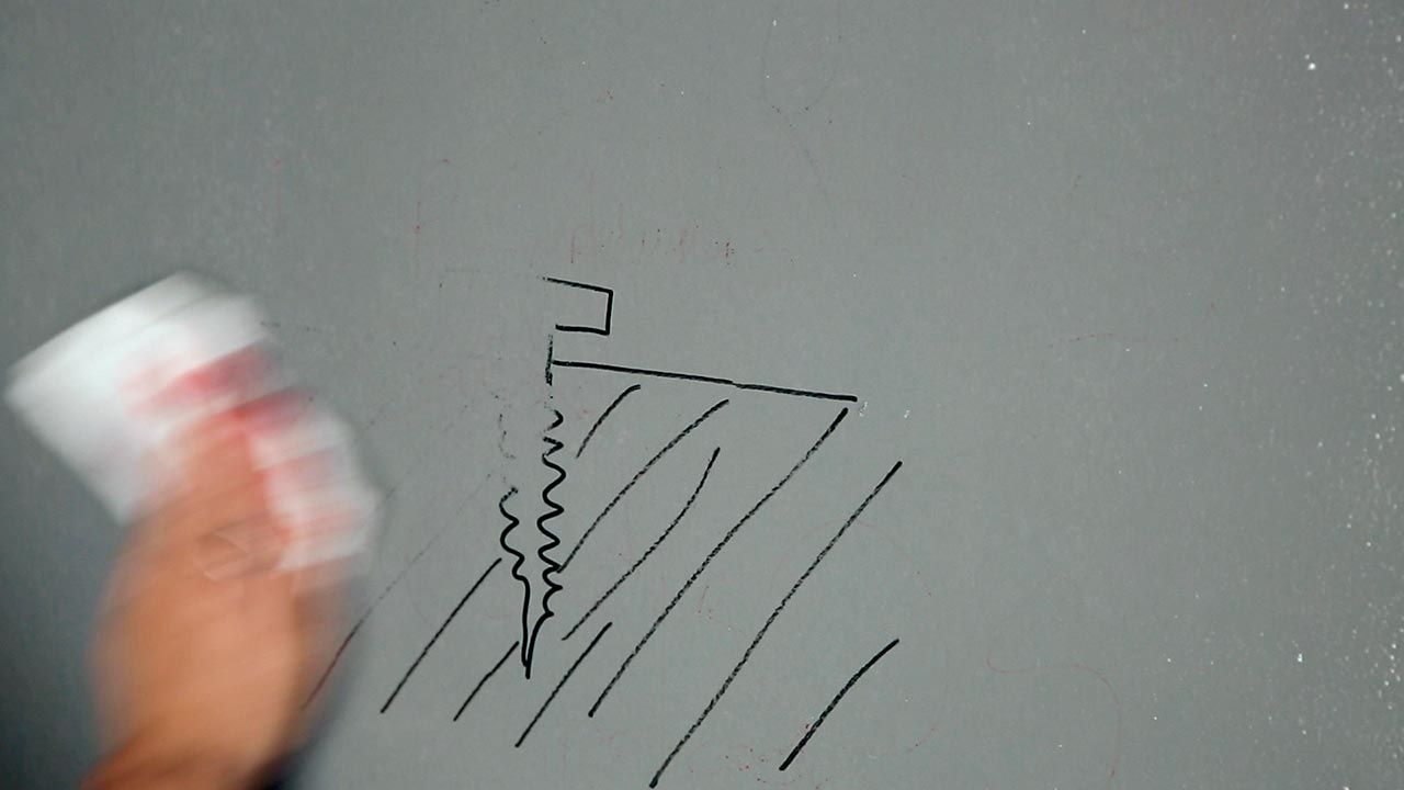 Hacer una pizarra para rotuladores paso 1