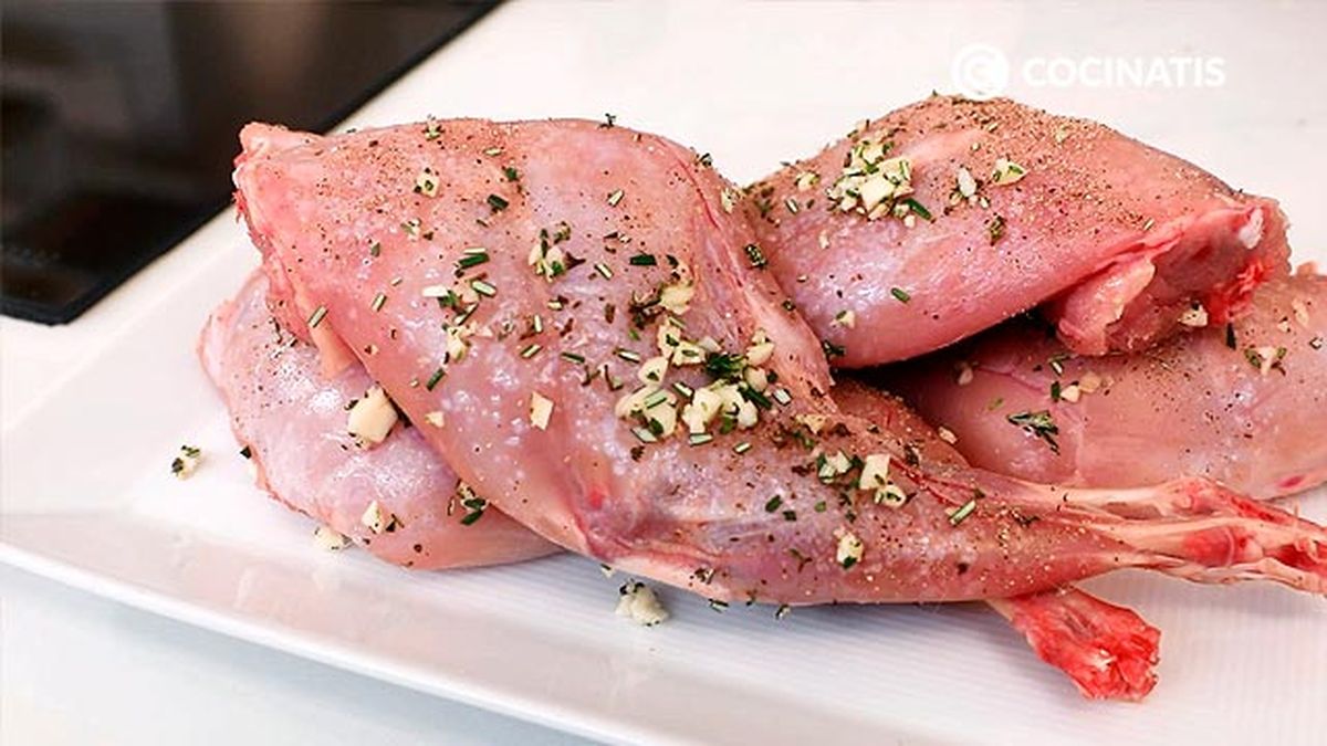 Receta de muslos de carne de conejo al horno  paso 2