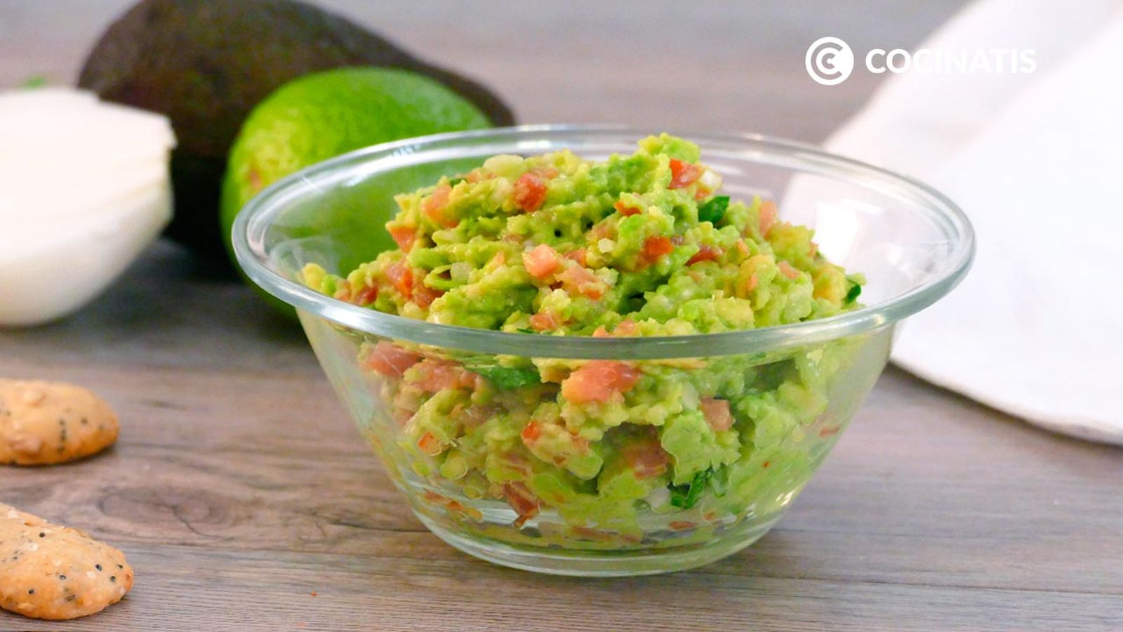 Receta de guacamole original mexicano