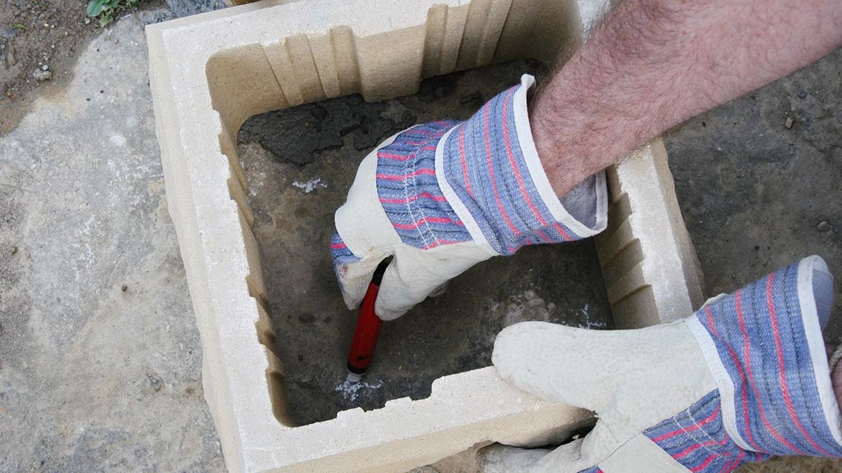 Muro con balaustrada paso 9