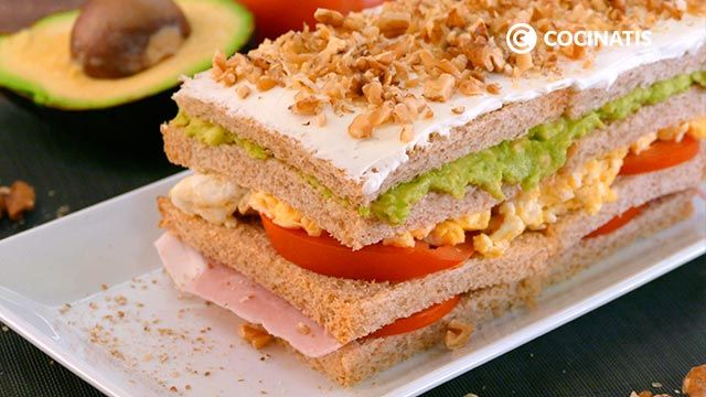 Receta de pastel salado con pan de molde  paso 7