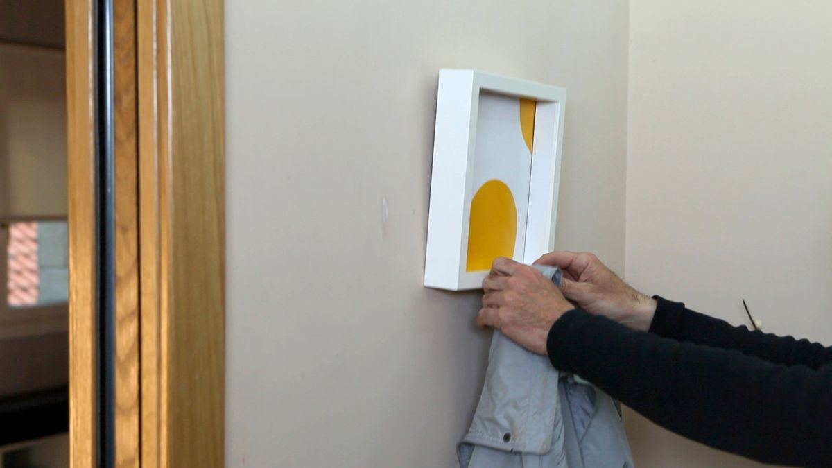 Cuadro perchero paso 10