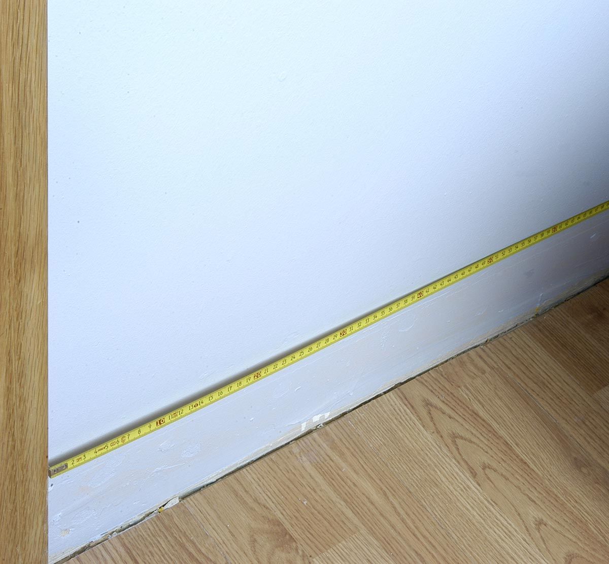 Colocar un zócalo paso 1