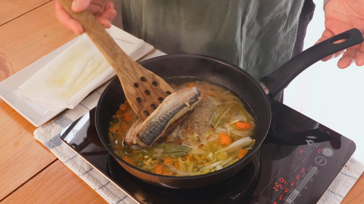 Caballa o verdel en escabeche   Paso 5
