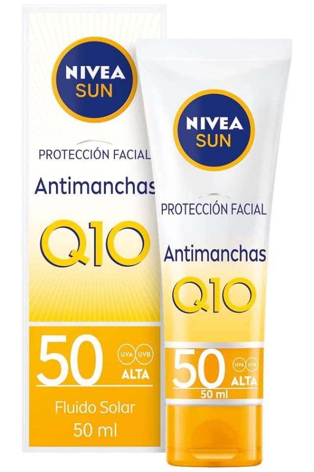 crema proteccion facial uv q10 antimanchas antiedad FP50 de nivea producto
