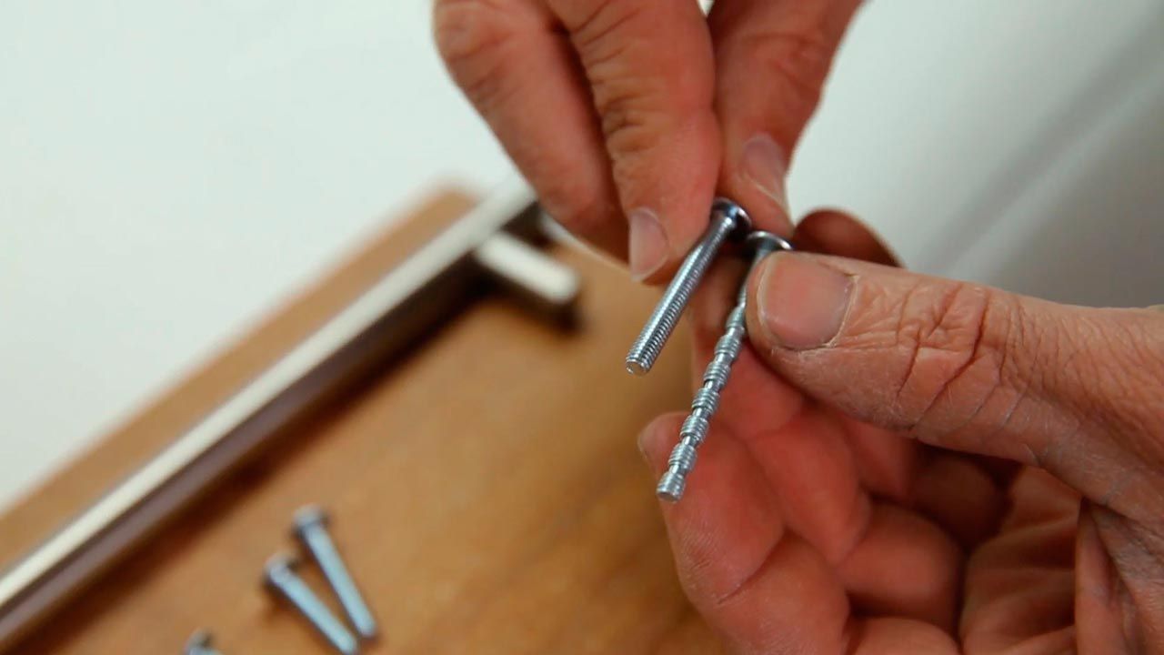 Cortar un tornillo multilargo