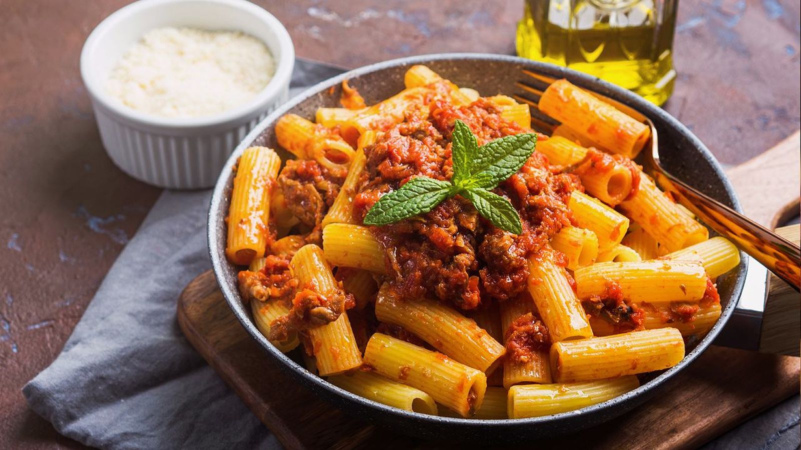 Macarrones carne picada