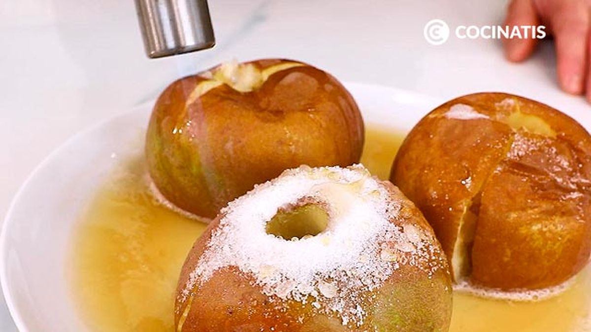 Receta de manzanas asadas al microondas  paso 3