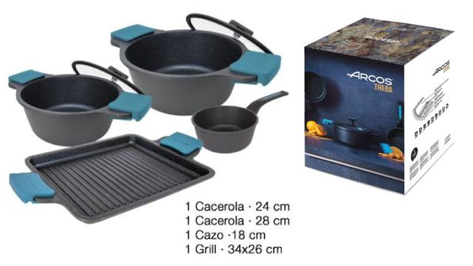 bateria cocina arcos