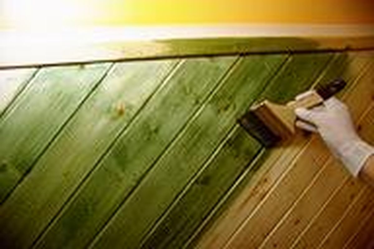 Pintar un friso de madera paso 5