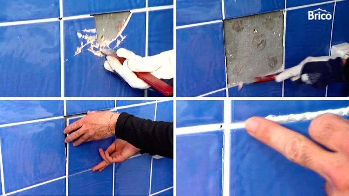 Pasos para cambiar una baldosa rota