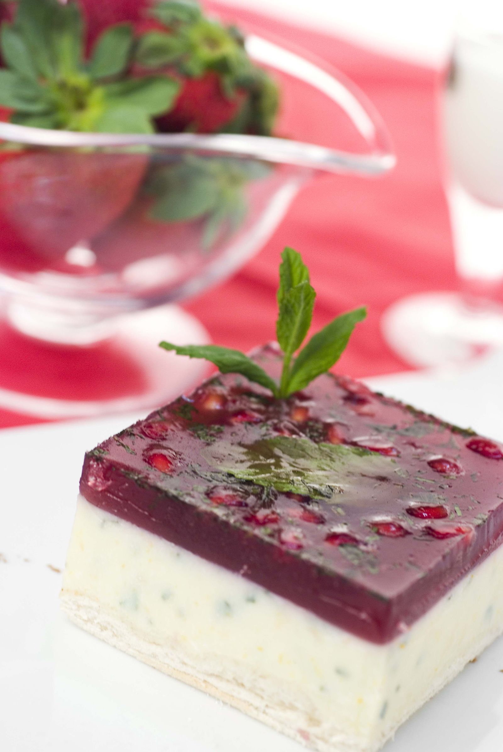 tarta fria de yogur y granada xl