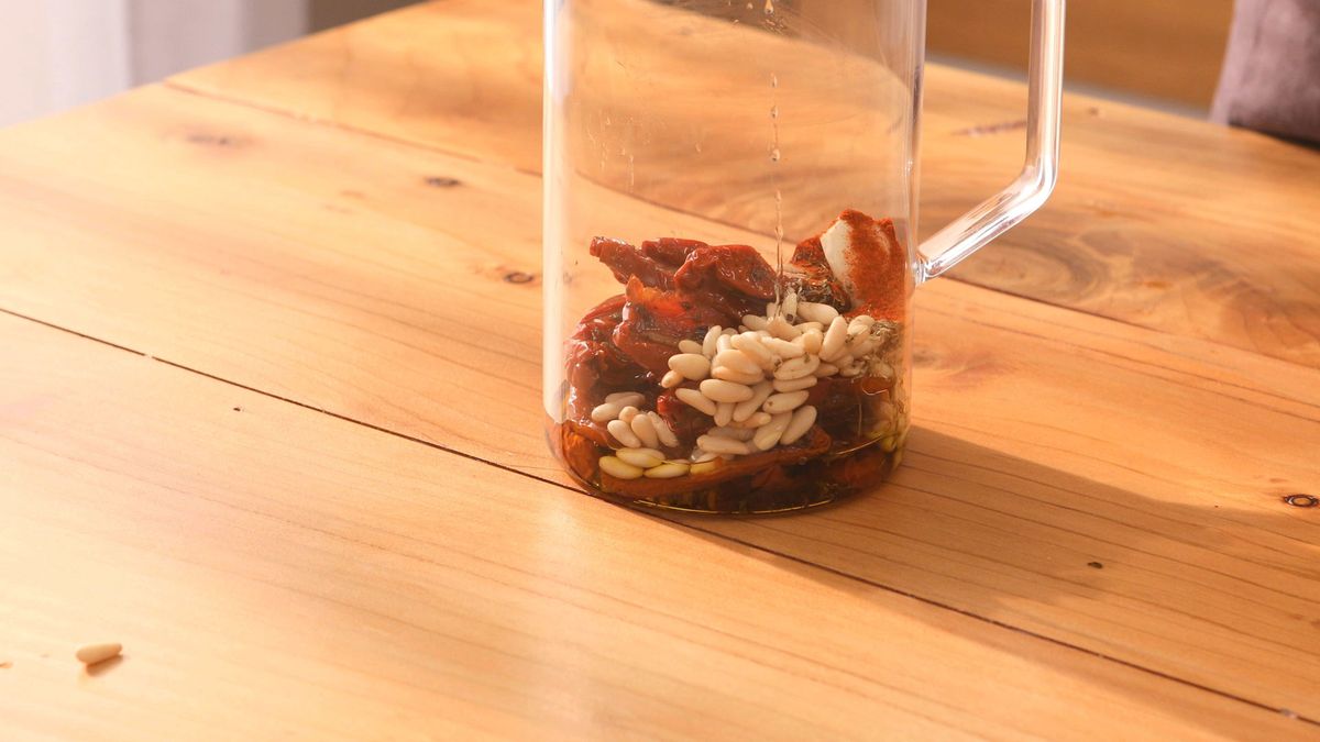 Sobrasada vegetal   Paso 1