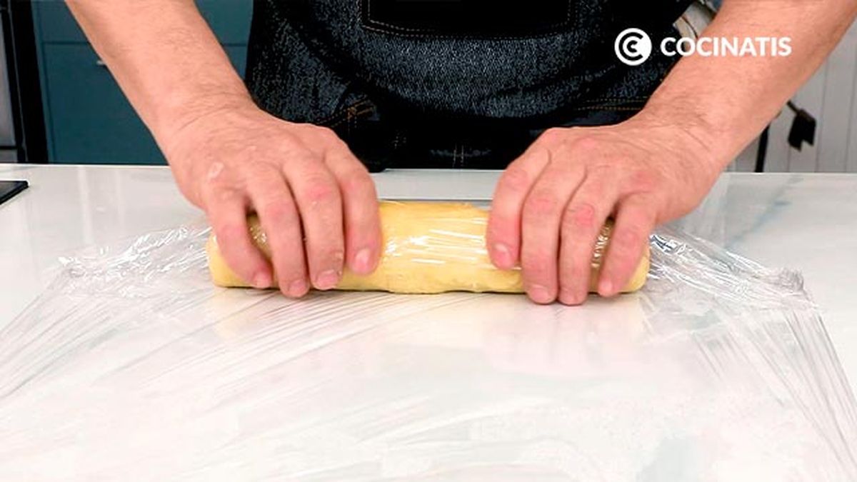 Receta de galletas de mantequilla y chocolate  paso 3