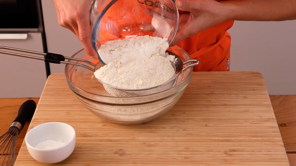 Receta de bizcocho de coco   paso 1