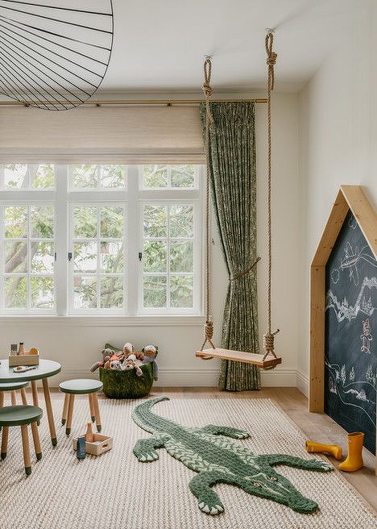 habitacion montessori muebles pizarra 11