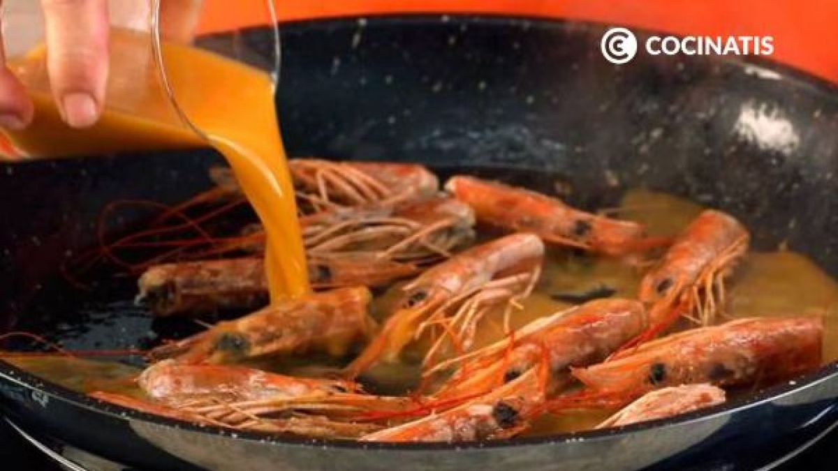 Receta de arroz del señoret o senyoret  paso 2