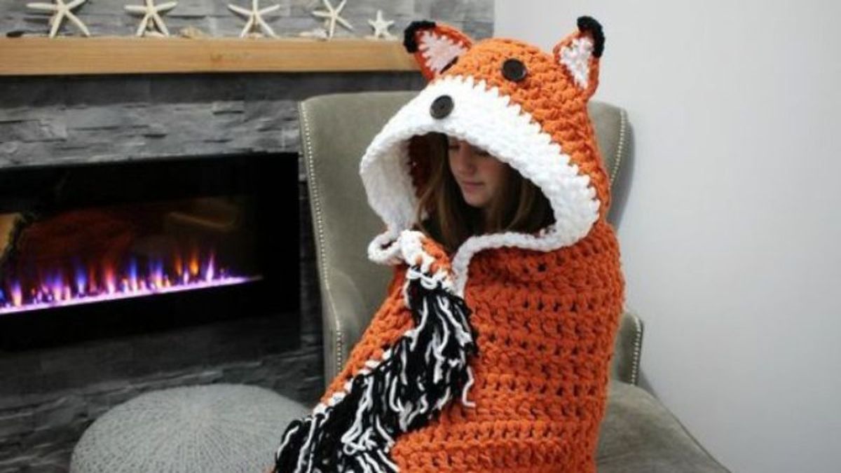 Manta tejida a mano perfecta para el sofá