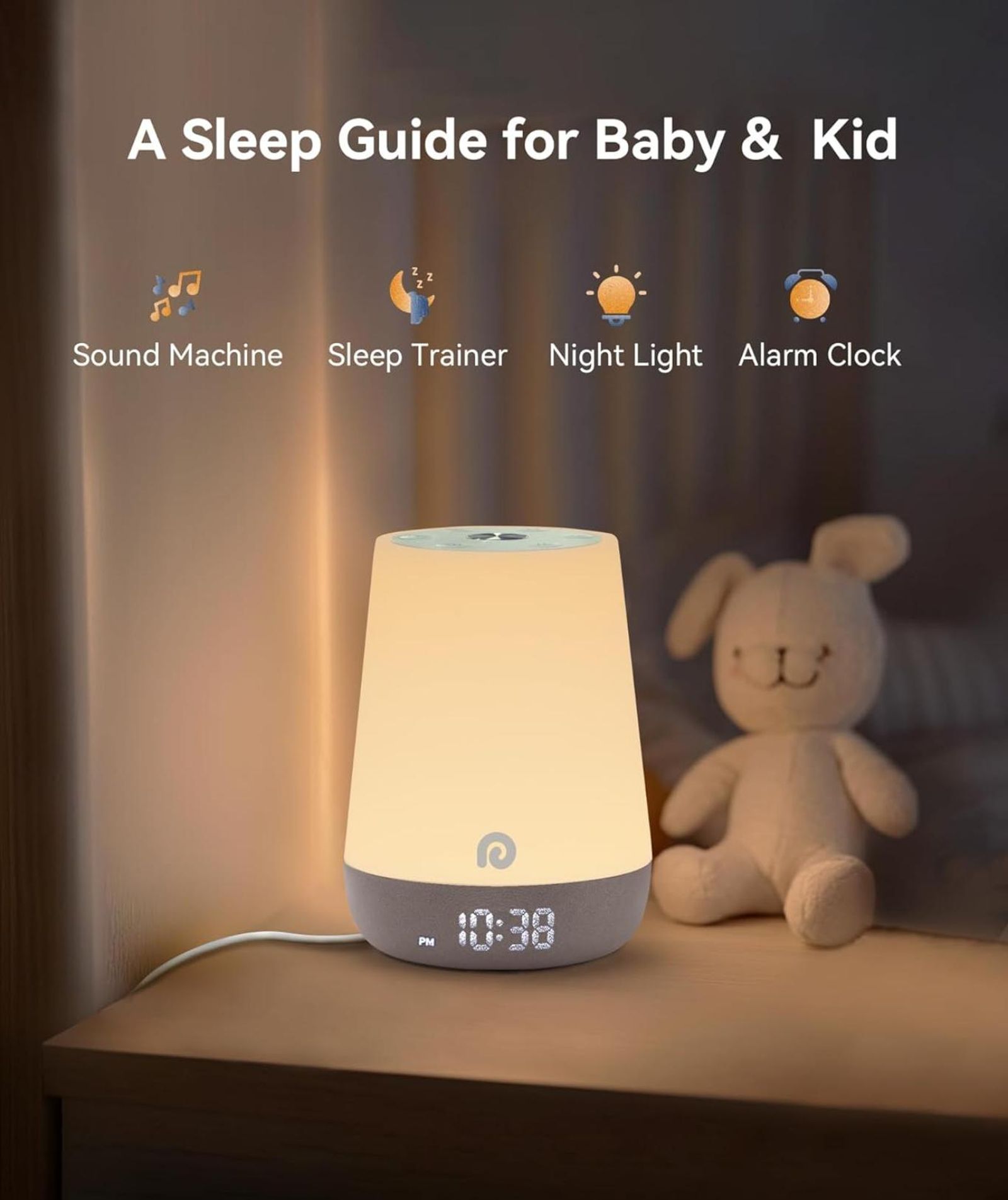 Máquina de ruido blanco para bebés.
