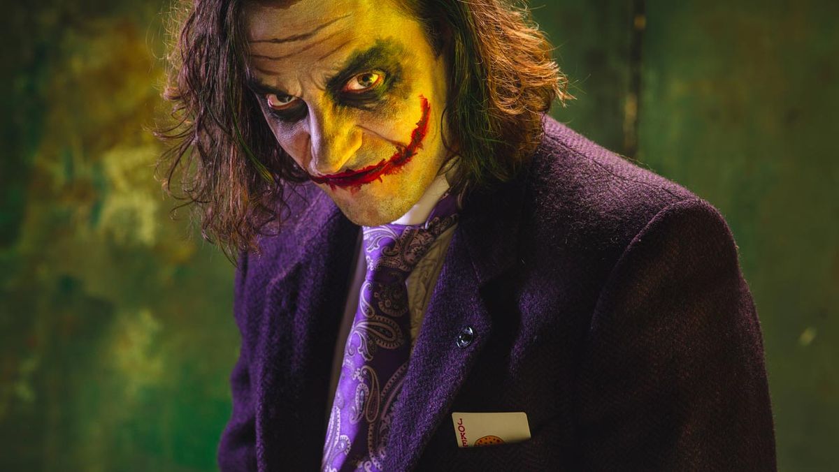 maquillaje y disfraz del joker caballero oscuro 1