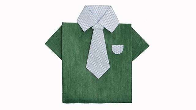 Hacer camisa origami 2xl