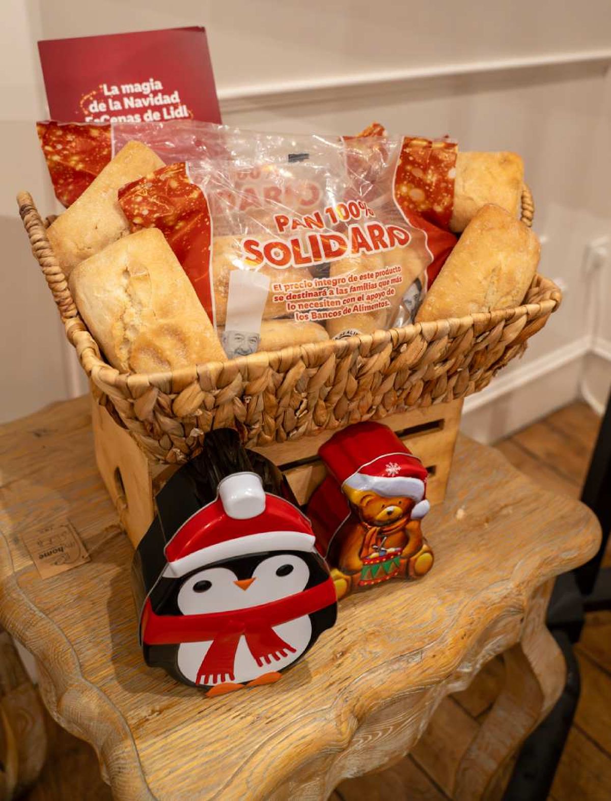 El pack de 5 panecillos solidarios tiene un precio de 0,99 euros