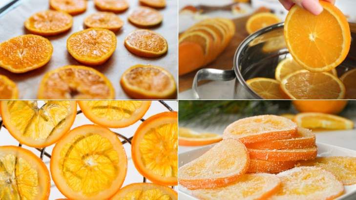 naranja escarchada