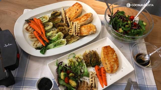 JATA Pollo brasa verduras paso 8