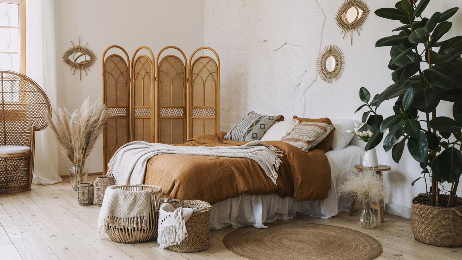 ideas decorar cestas mimbre