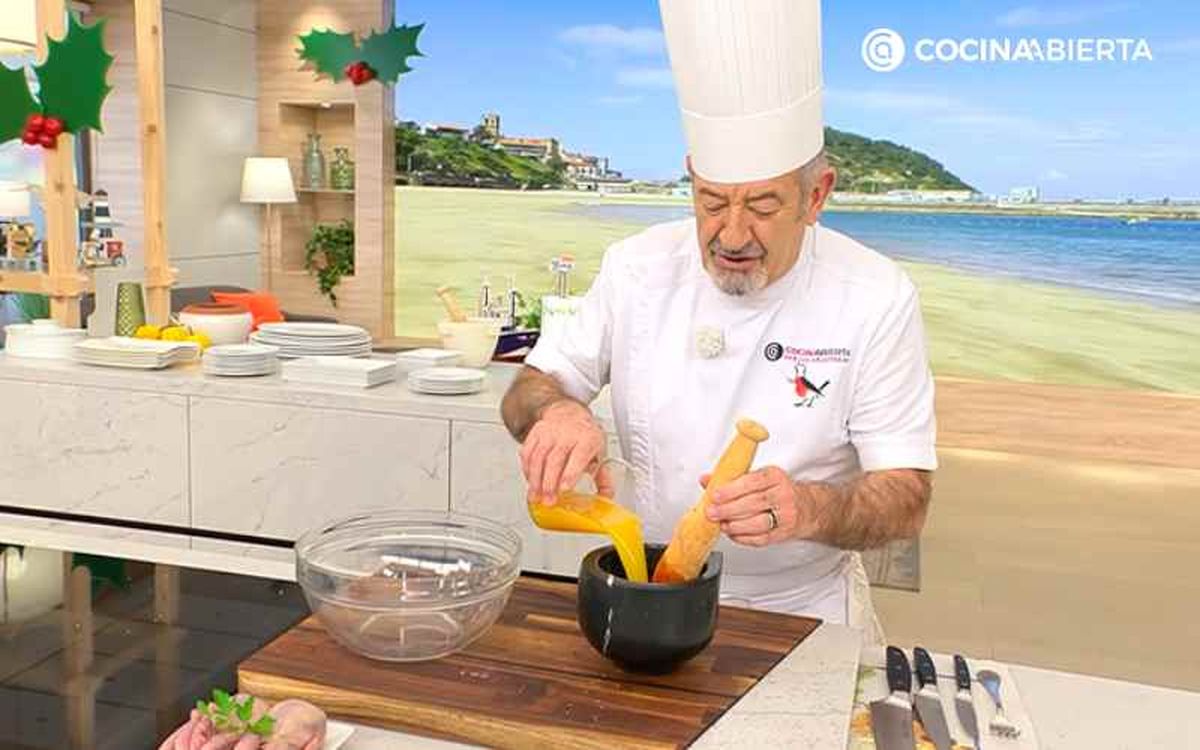 Prepara el majado con zumo de naranja