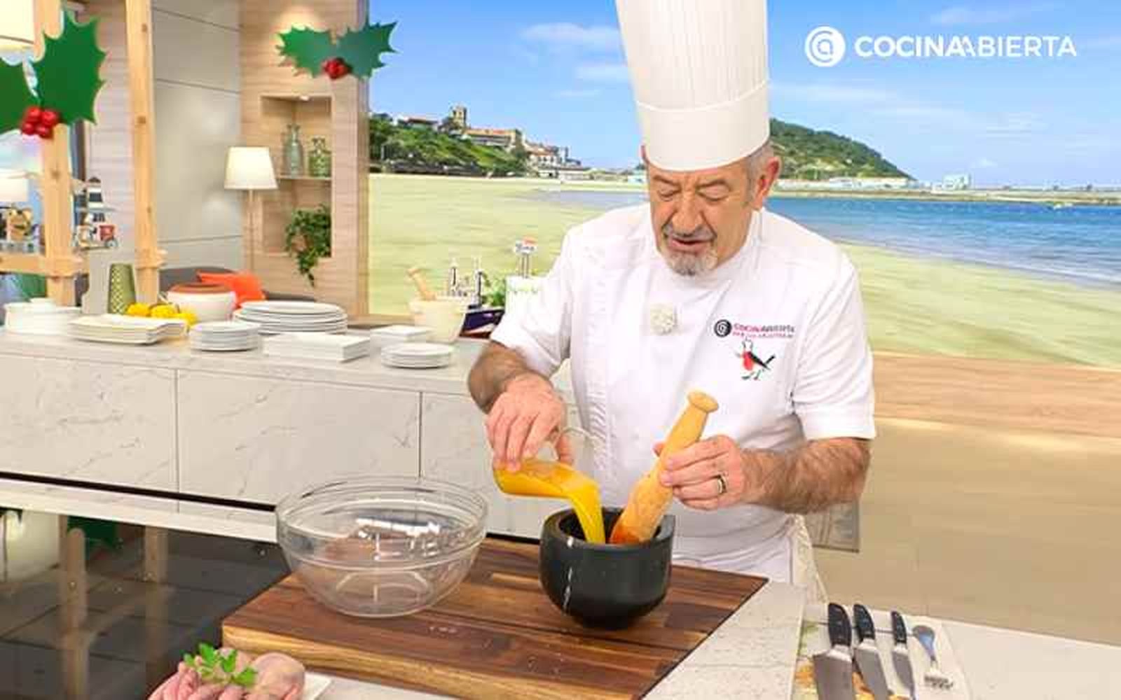Prepara el majado con zumo de naranja
