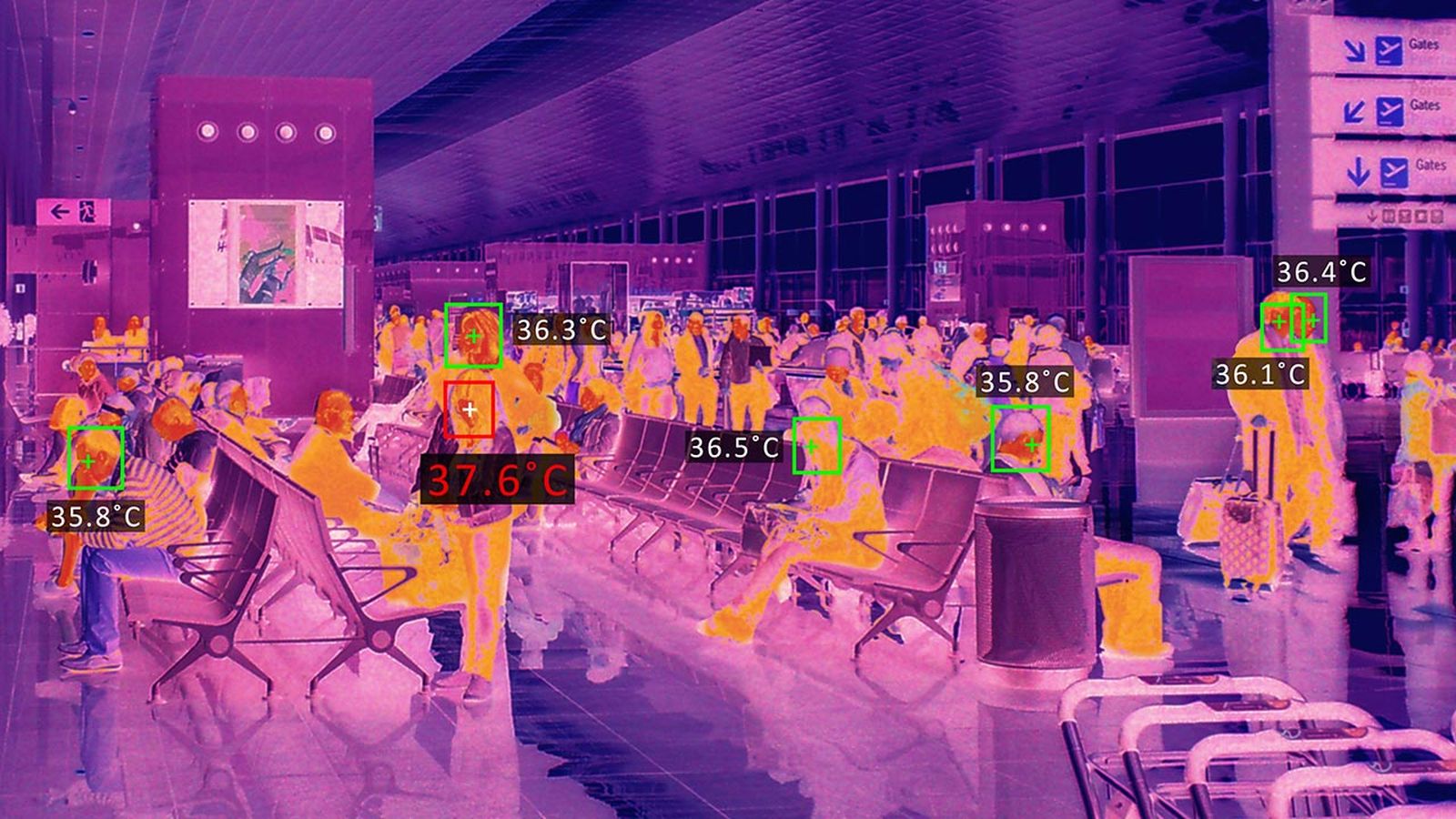 la ultima tecnologia para medir la temperatura del cuerpo