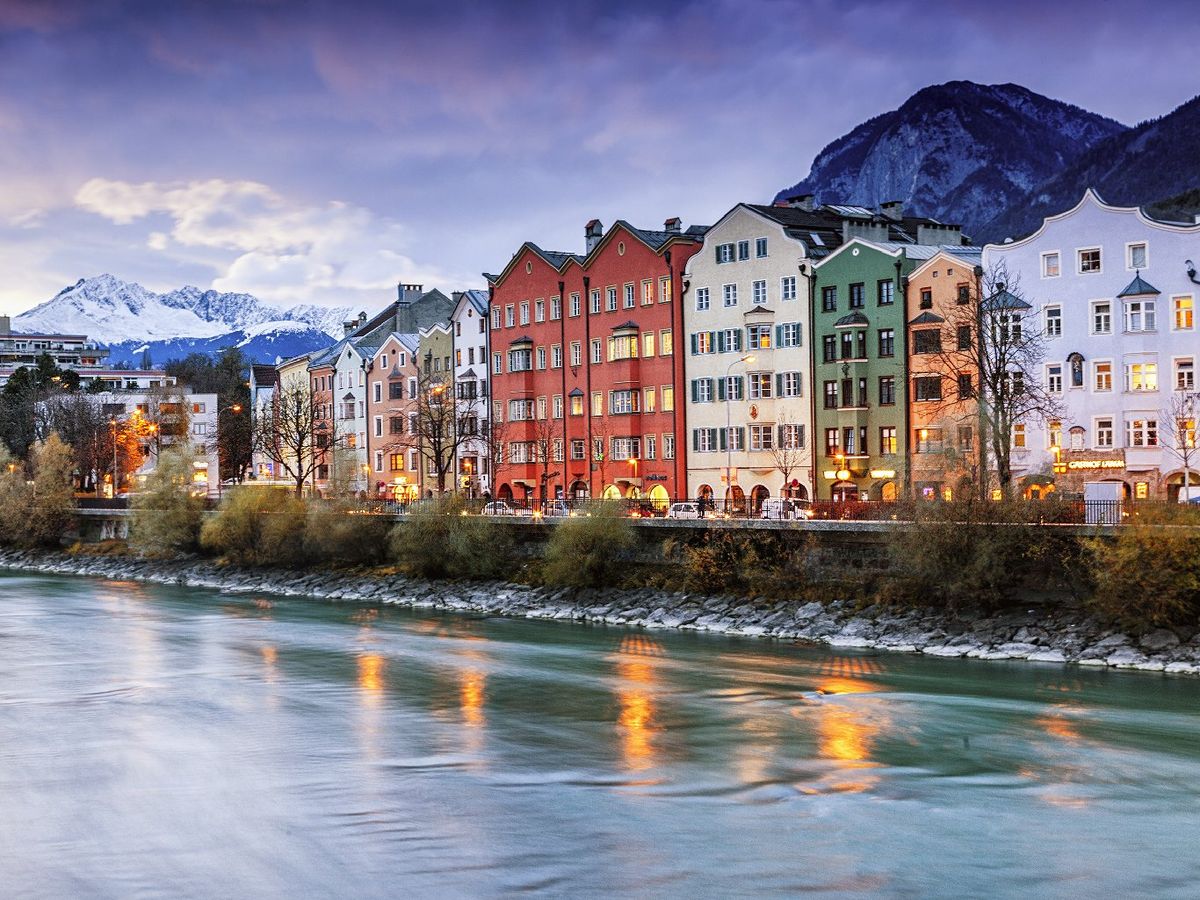 Vista panorámica de Innsbruck, Austria