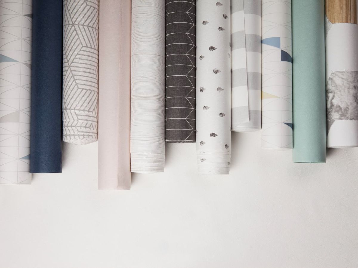 Papel pintado acústico.