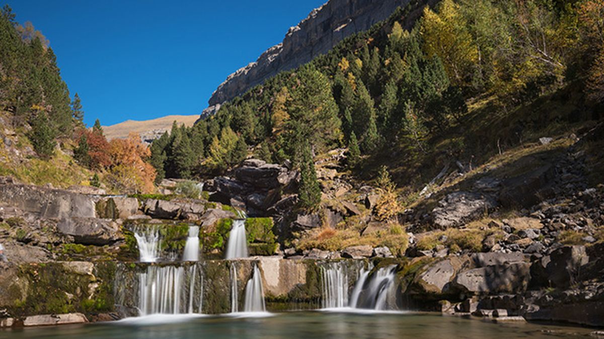 cascada en Parque Nacional de Ordesa y Monte Perdido