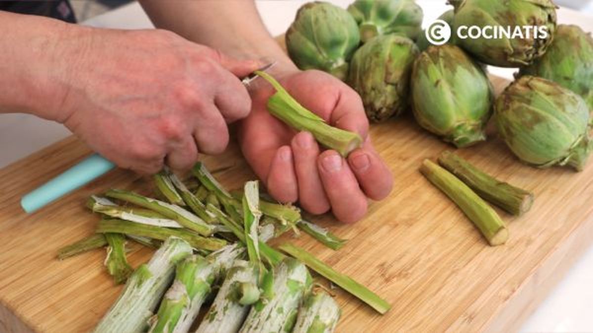 CTIS1002 receta alcachofas confitadas paso 1