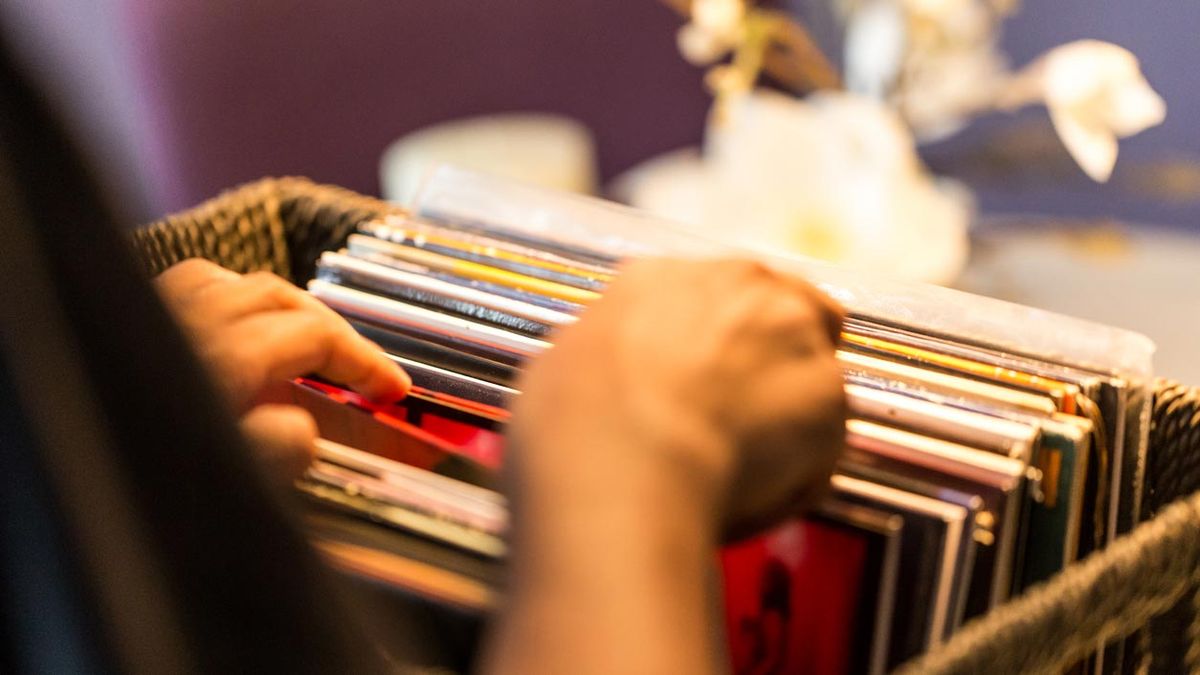 ordenar vinilos forma decorativa cajas