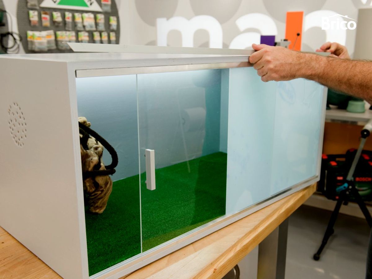 Colocar puertas en el terrario