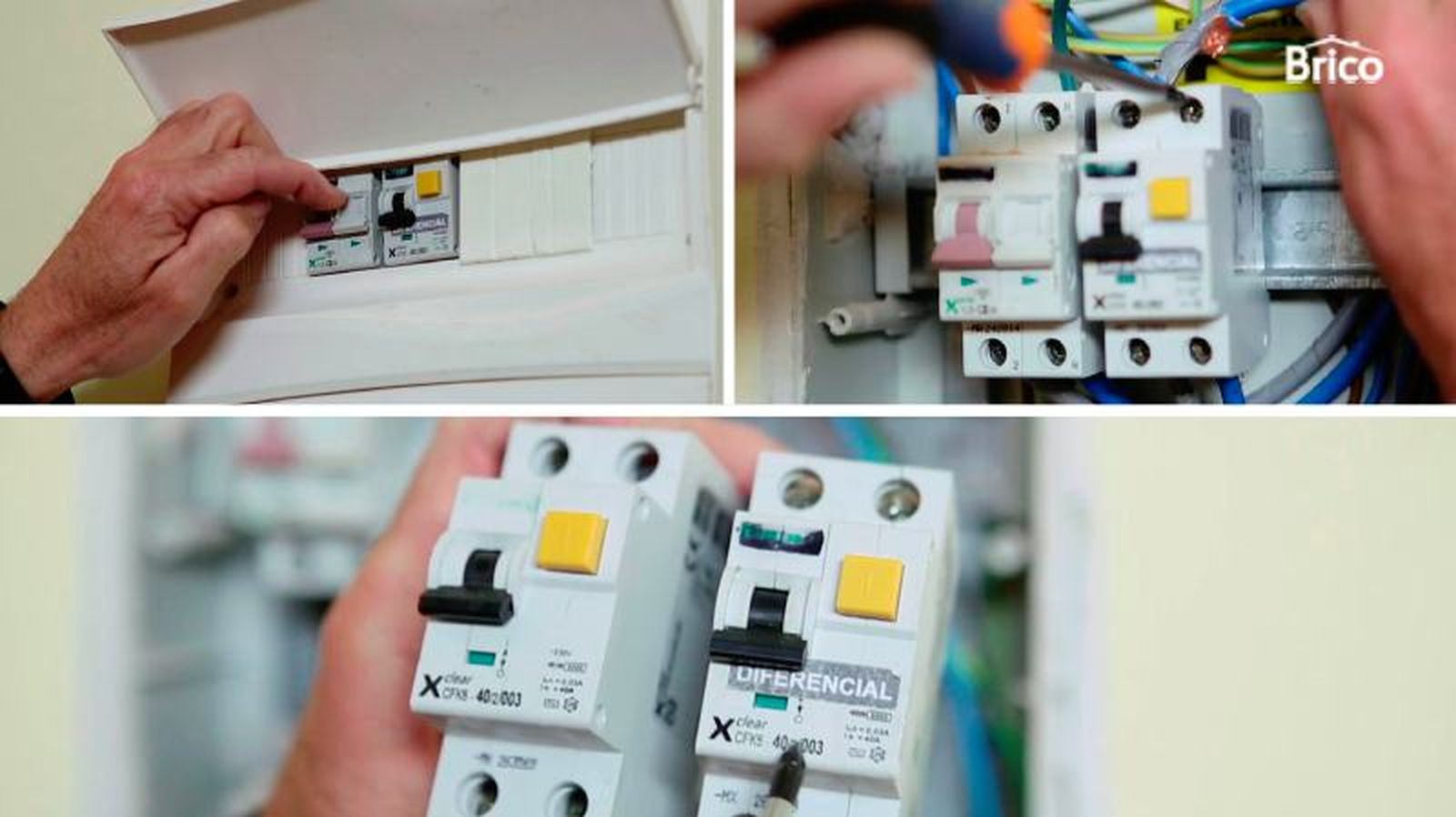 Pasos detallados para cambiar el interruptor diferencial