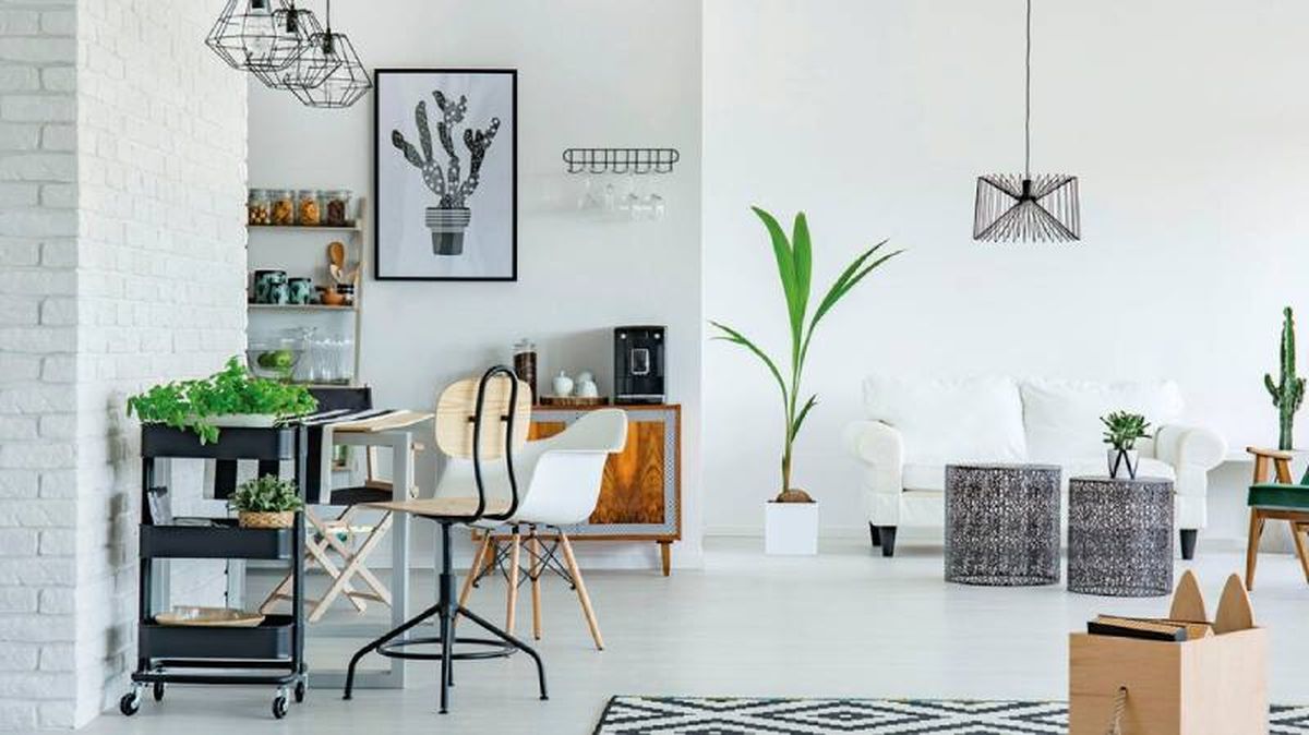 Habitación pintada con la pintura antimoho Luxens / Leroy Merlin