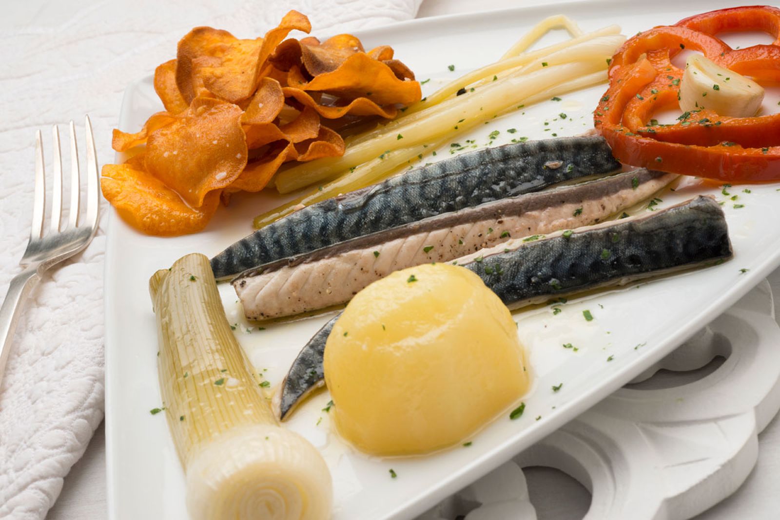 512 Verdel en escabeche con chips de boniato (5127) xl