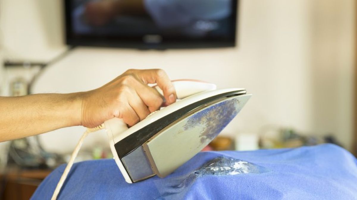 limpiar plancha ropa vinagre