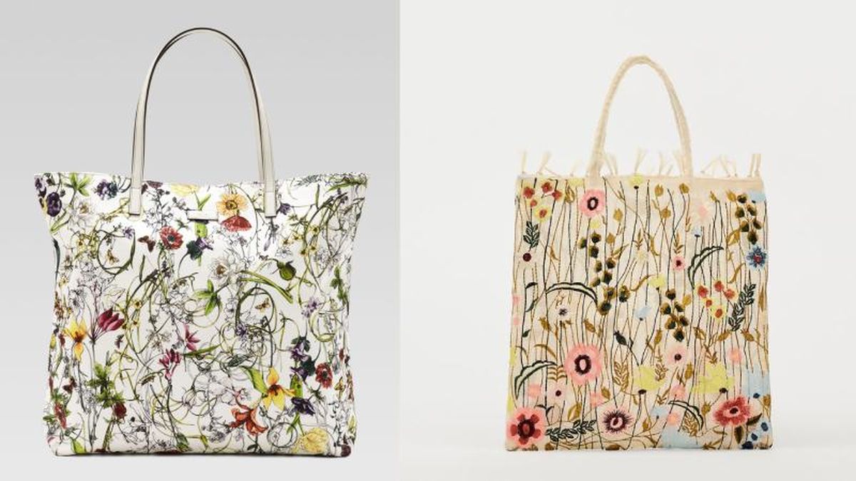 Shoppers de Gucci y Zara / Fotos: Farfetch y Zara