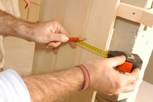Forrar una columna con un friso de madera paso 9